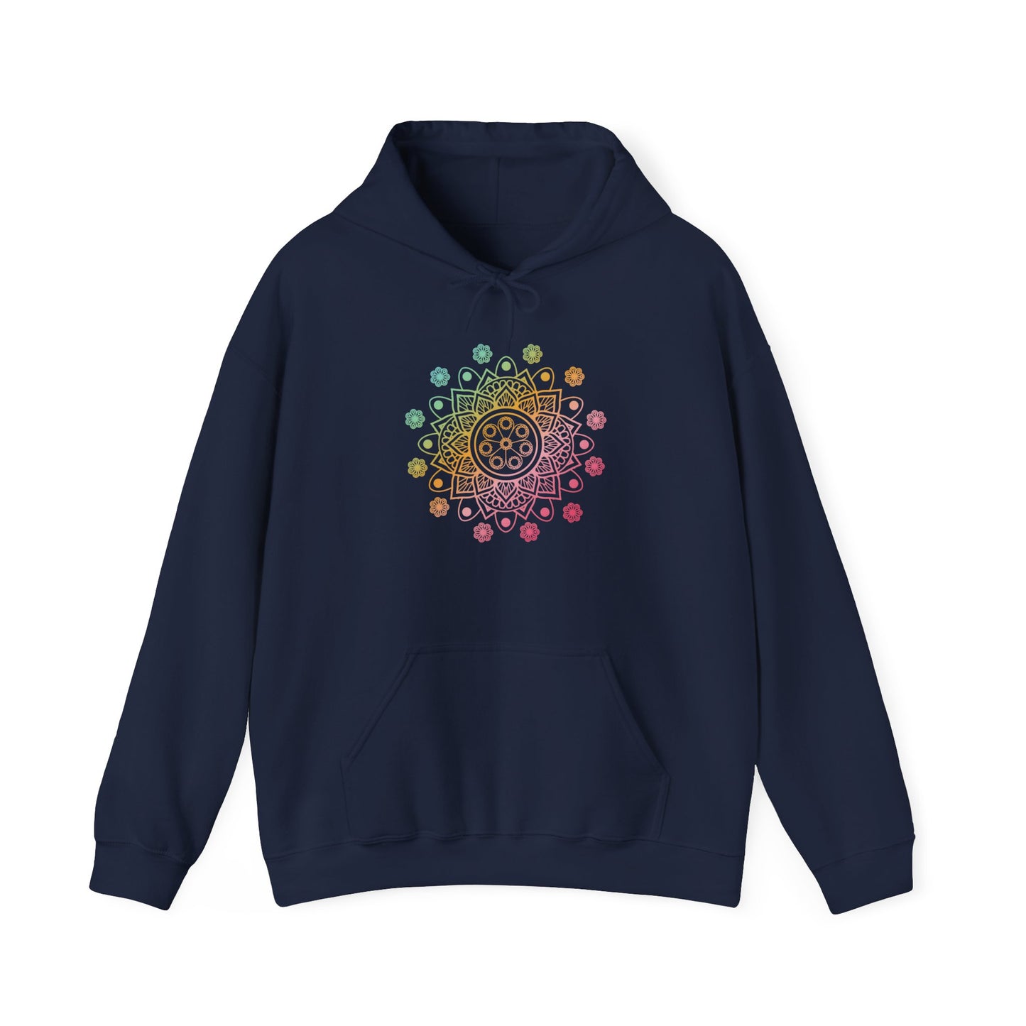 Colorful Mandala Hooded Sweatshirt (039)