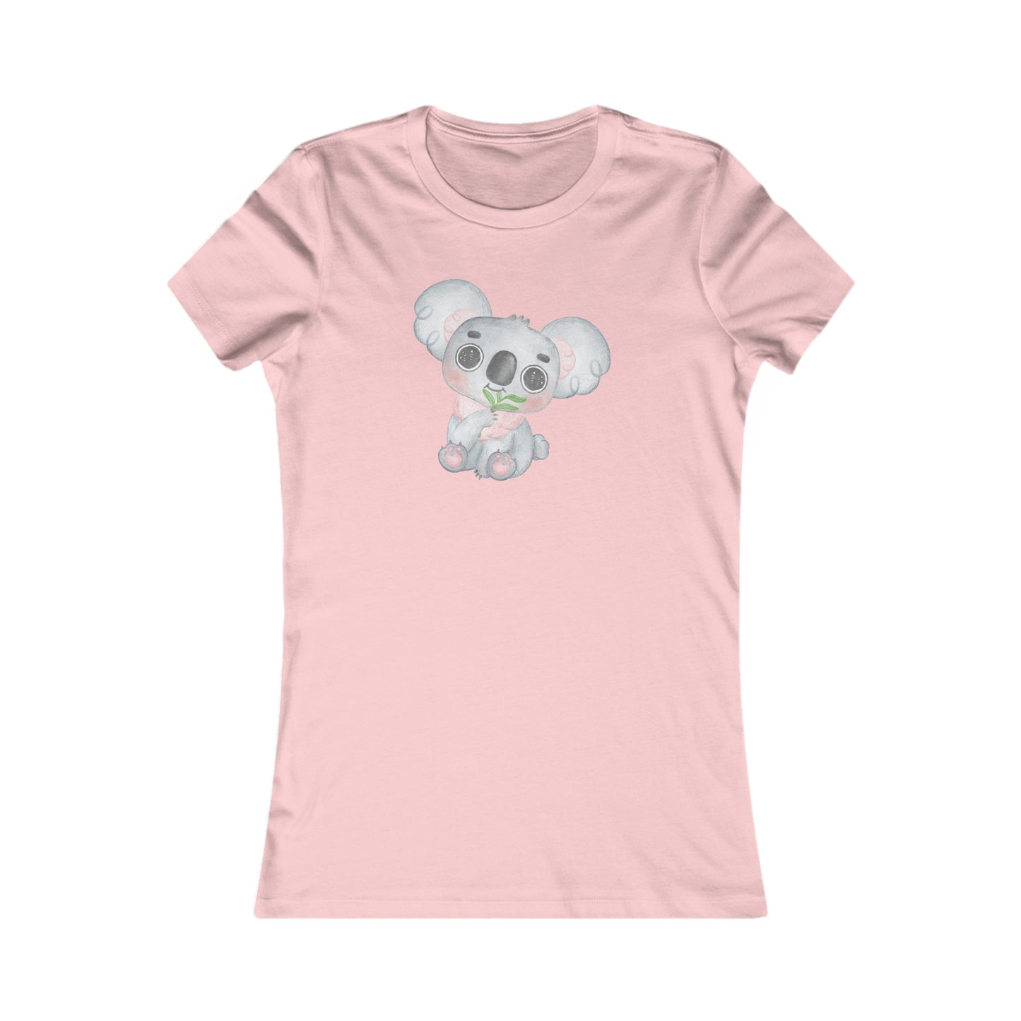 Cute Koala Fitted Tee
