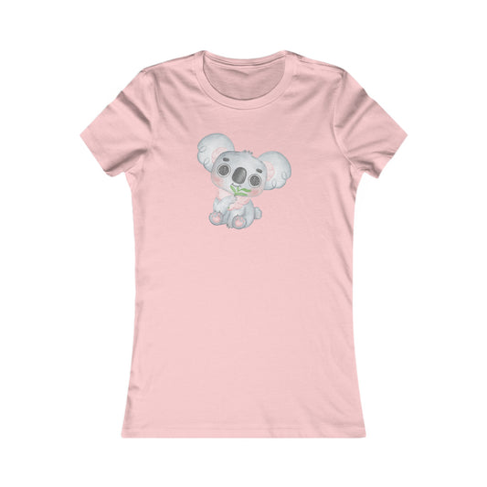 Cute Koala Fitted Tee