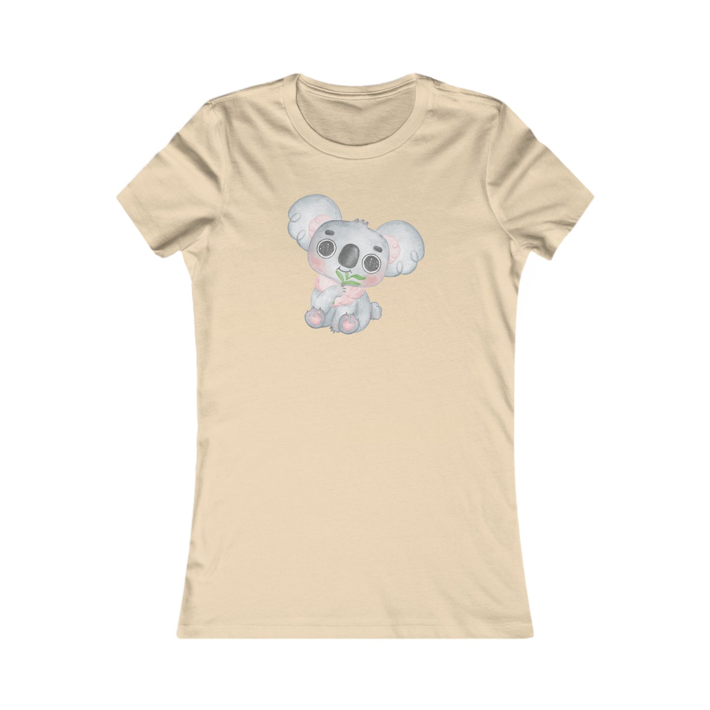 Cute Koala Fitted Tee