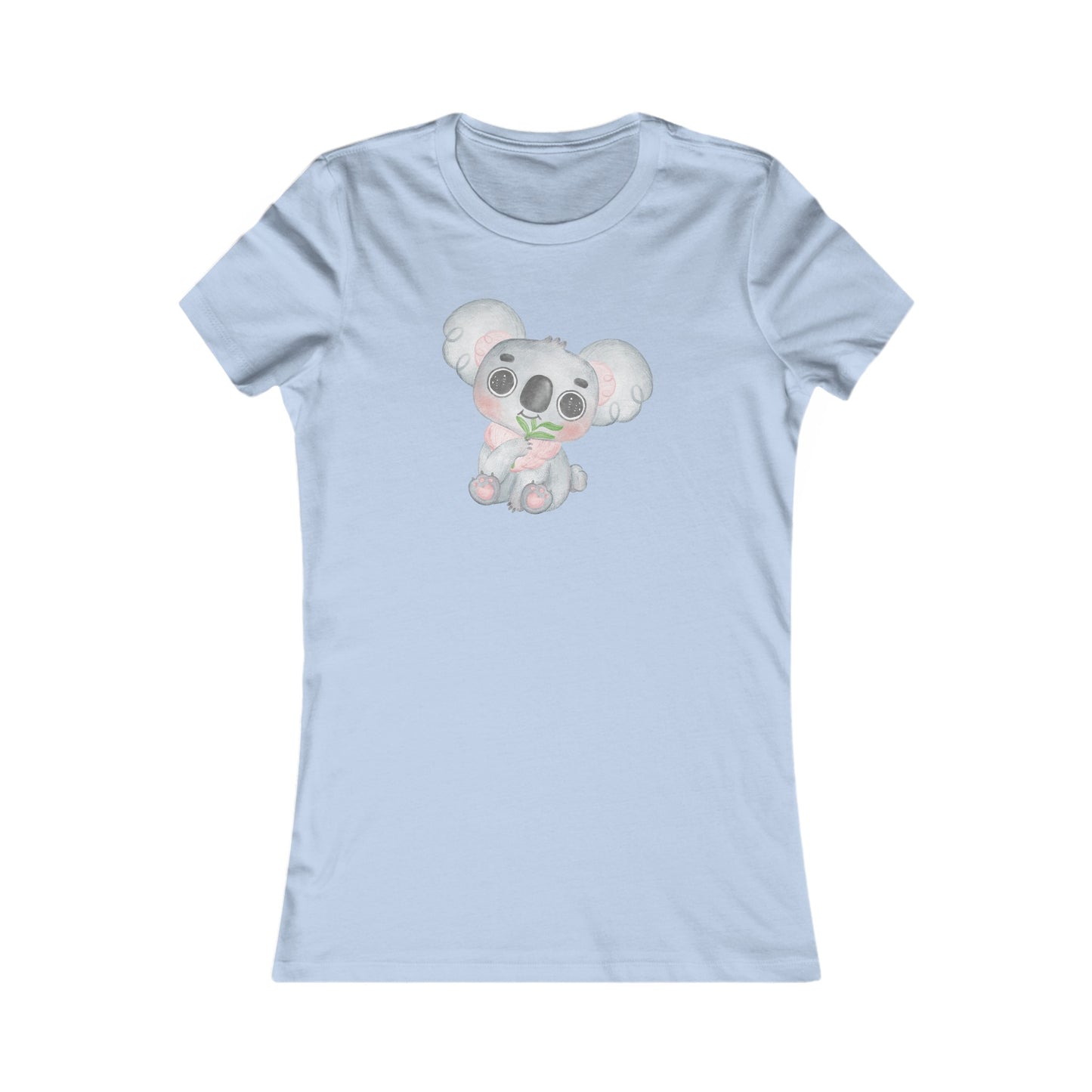 Cute Koala Fitted Tee