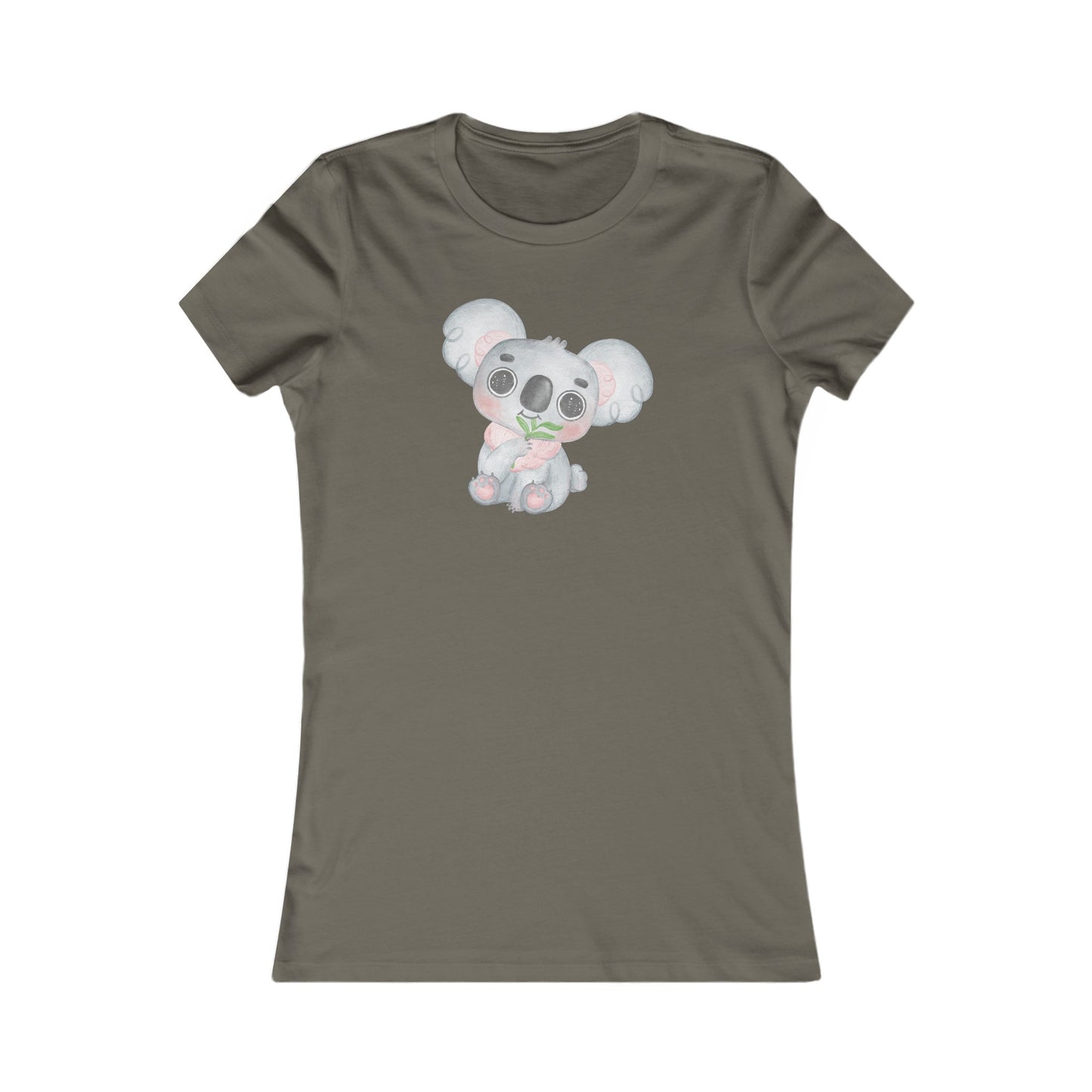 Cute Koala Fitted Tee