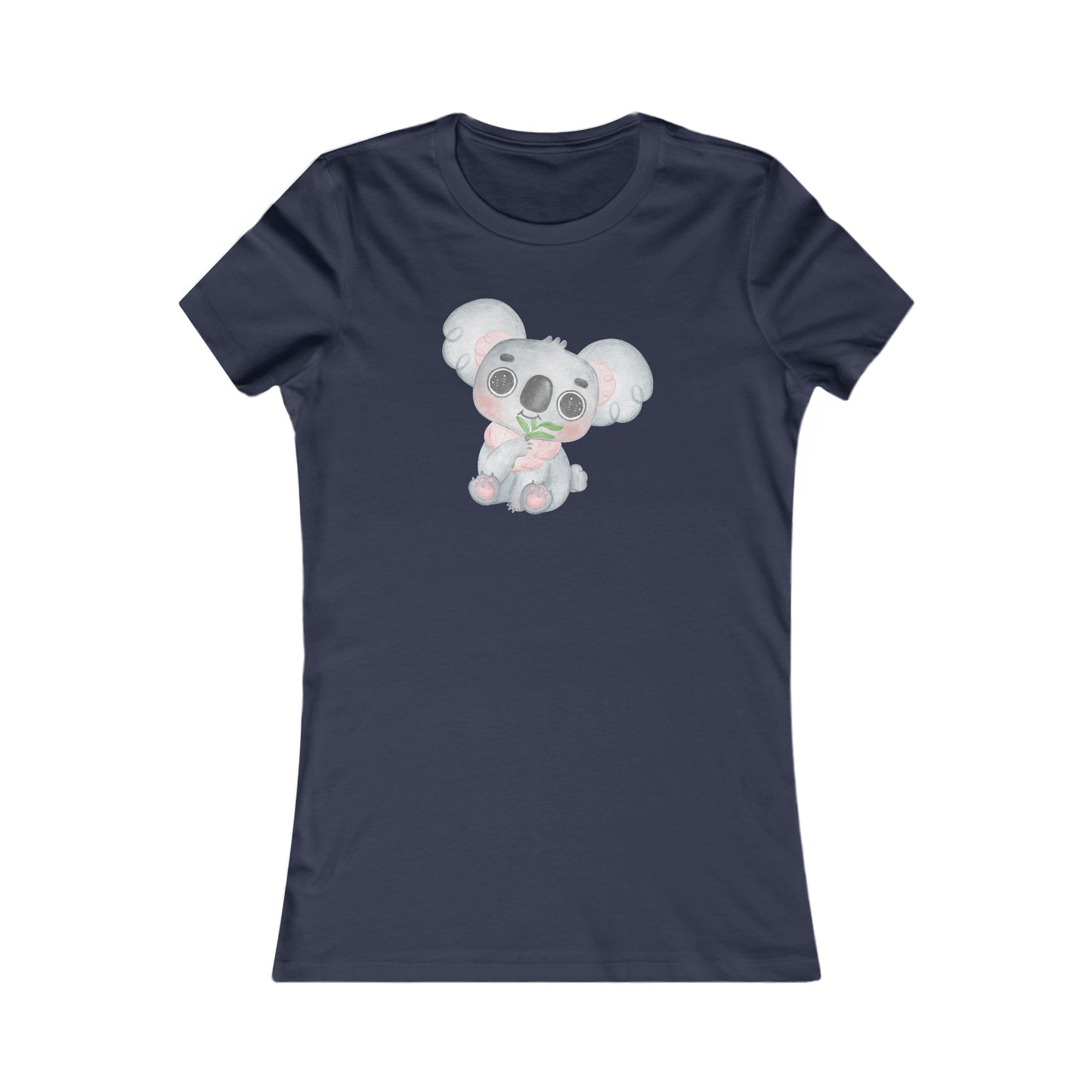 Cute Koala Fitted Tee