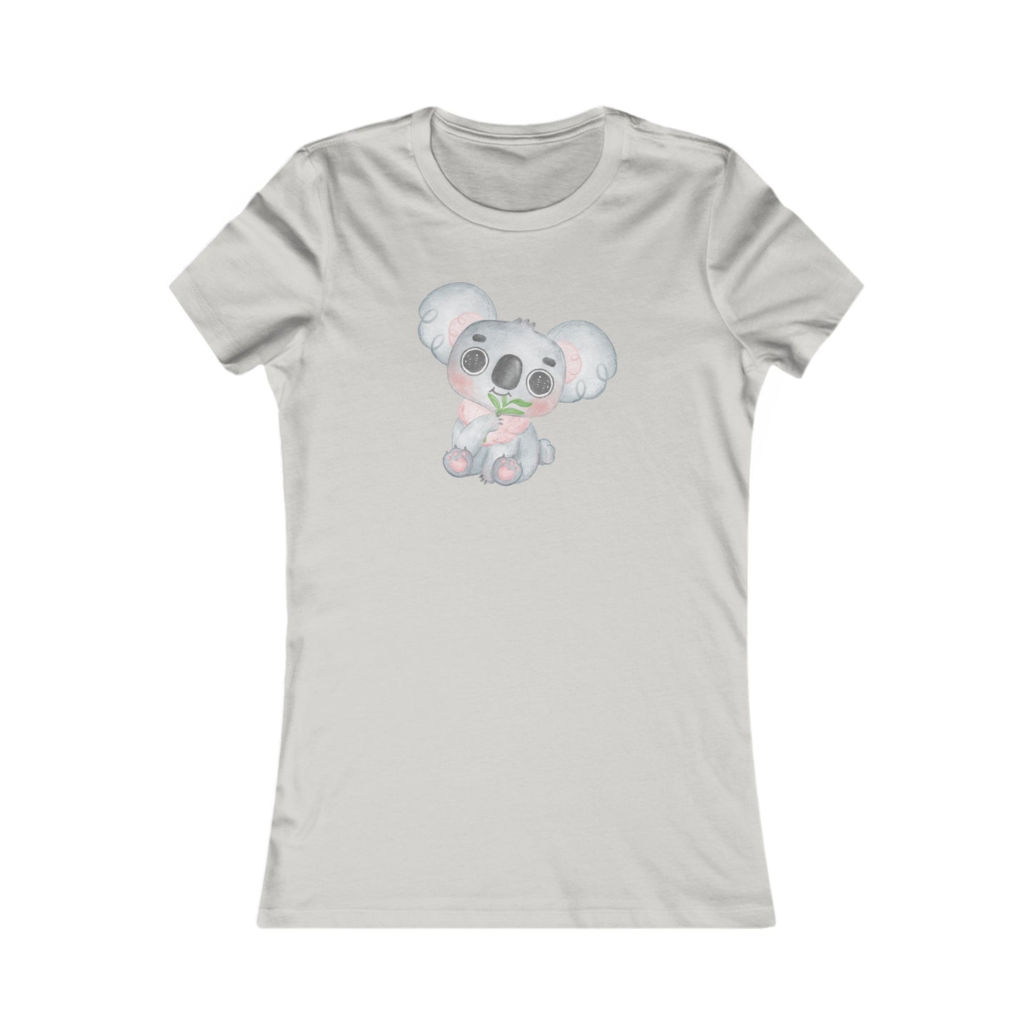 Cute Koala Fitted Tee