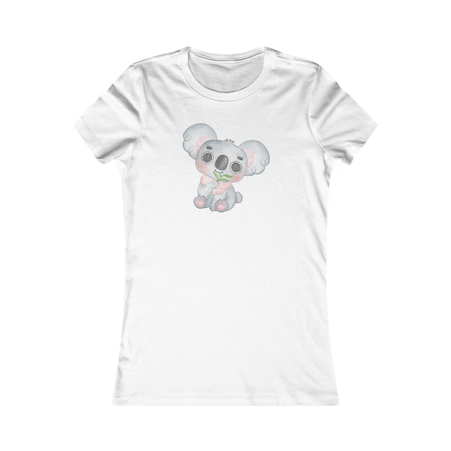 Cute Koala Fitted Tee