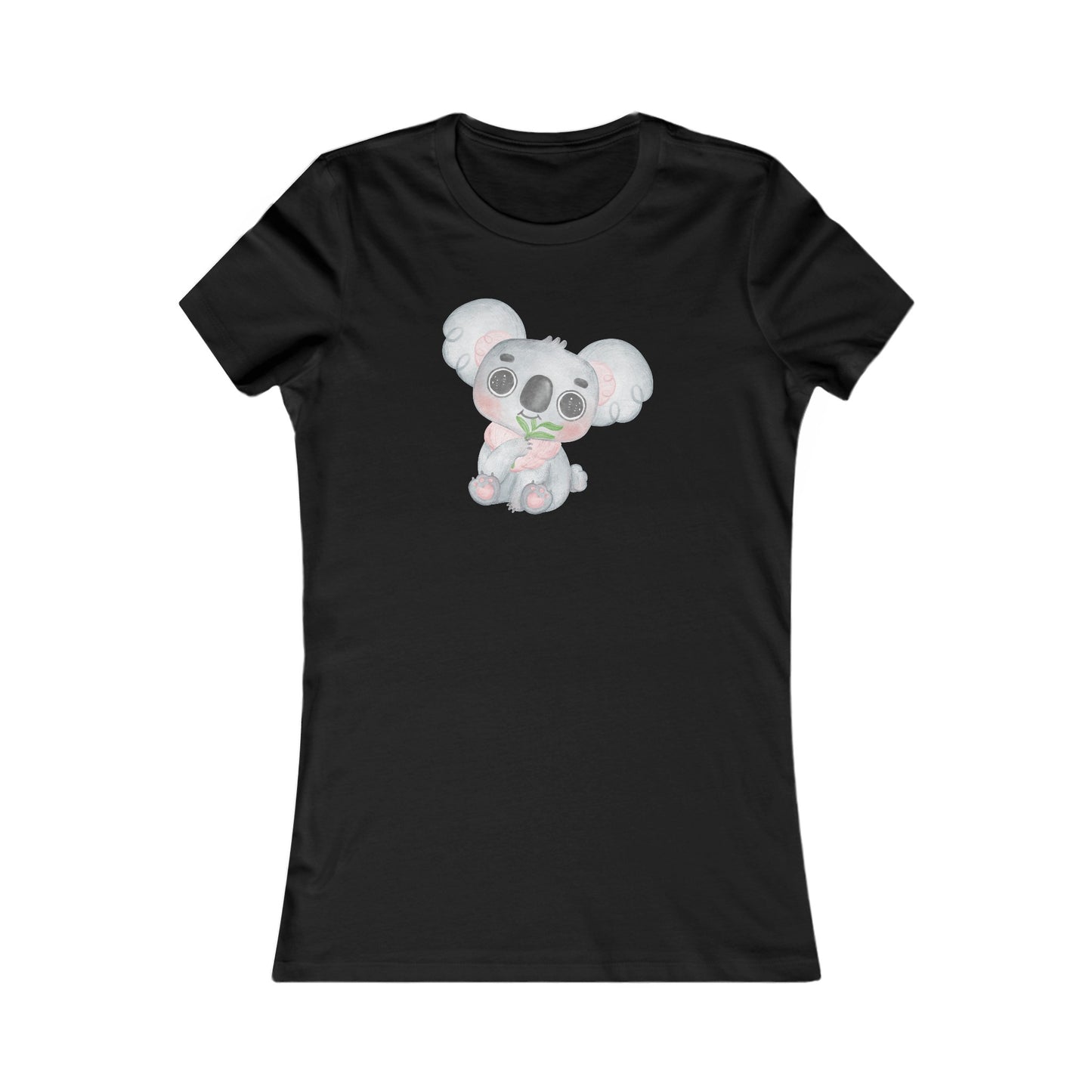 Cute Koala Fitted Tee