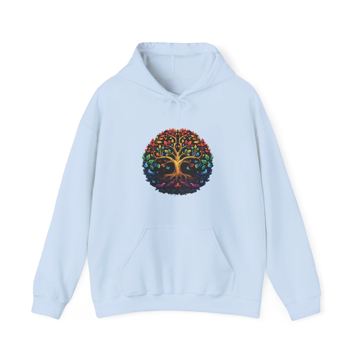 Colorful Tree of Life Hooded Sweatshirt