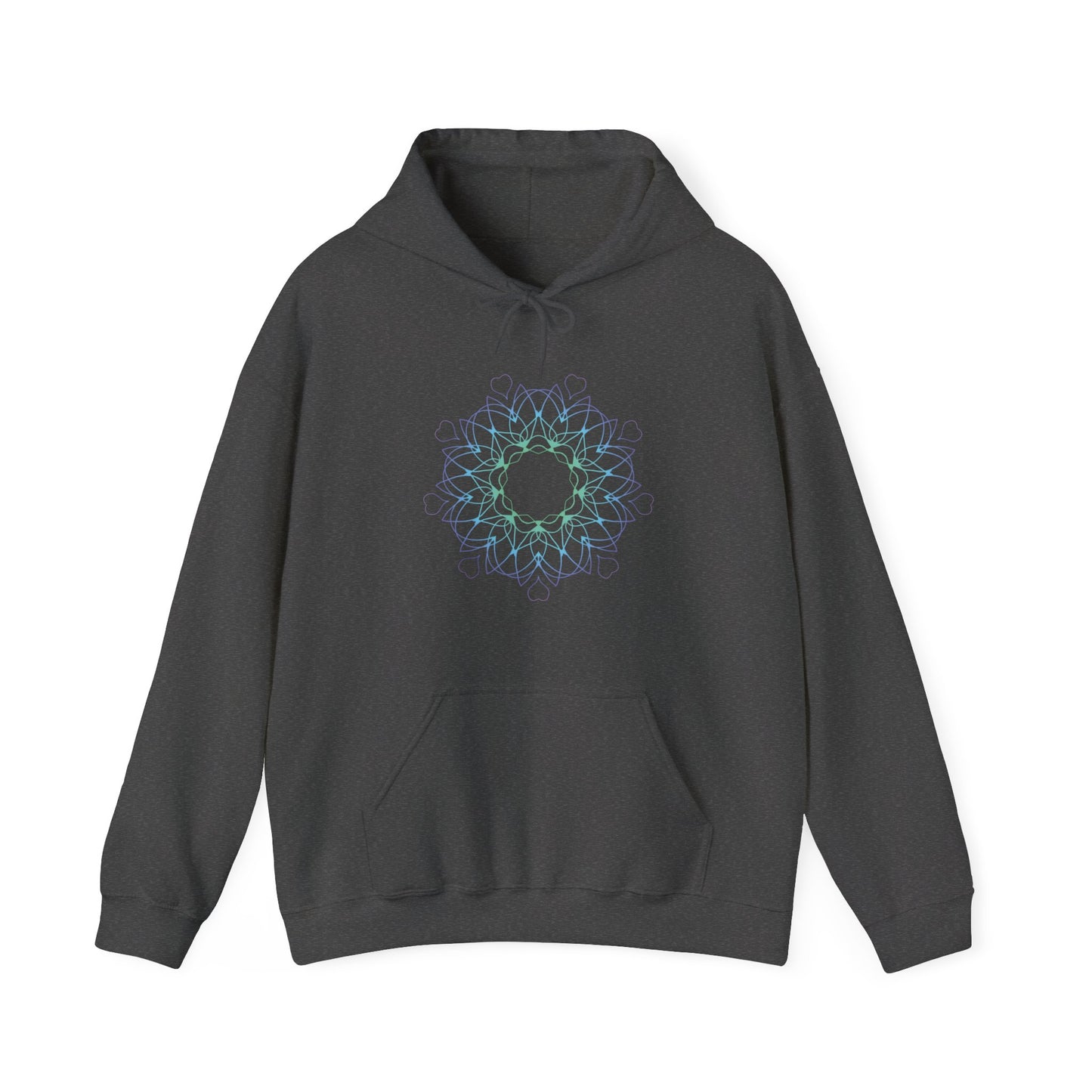 Colorful Mandala Hooded Sweatshirt (007)