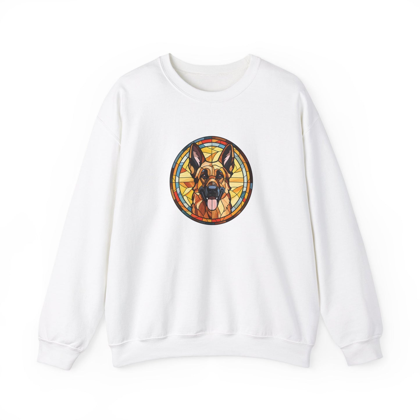 Stained Glass German Shepherd Sweatshirt