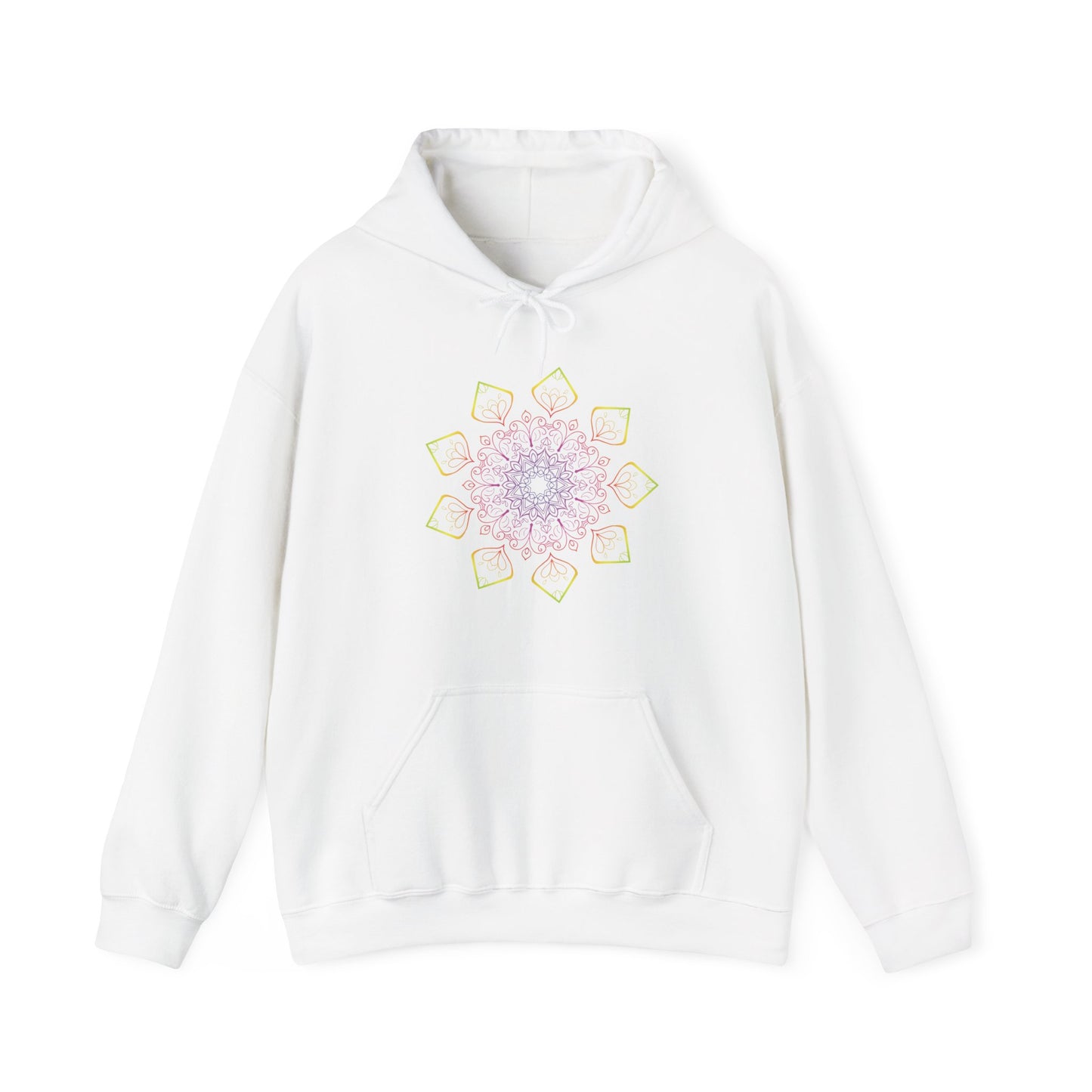 Colorful Mandala Hooded Sweatshirt (002)