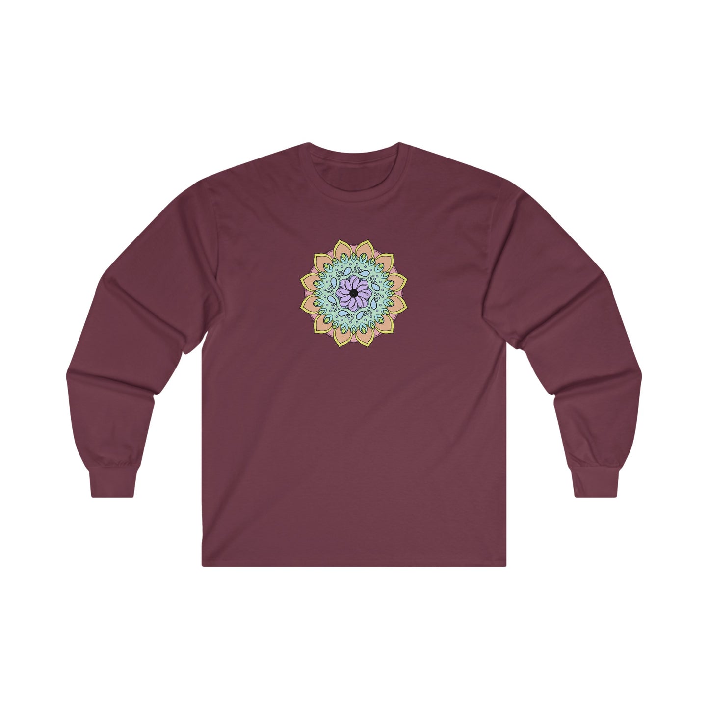 Colorful Mandala Long Sleeve Tee (003)