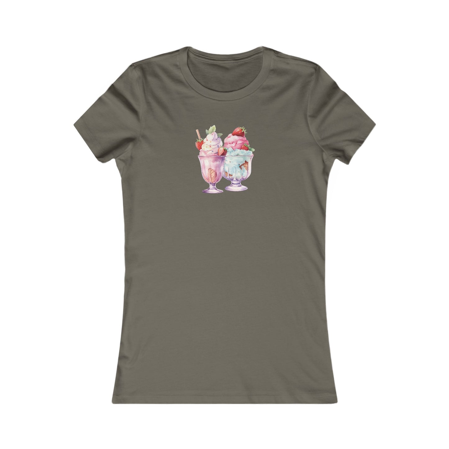 Ice Cream Sundae Fitted Tee