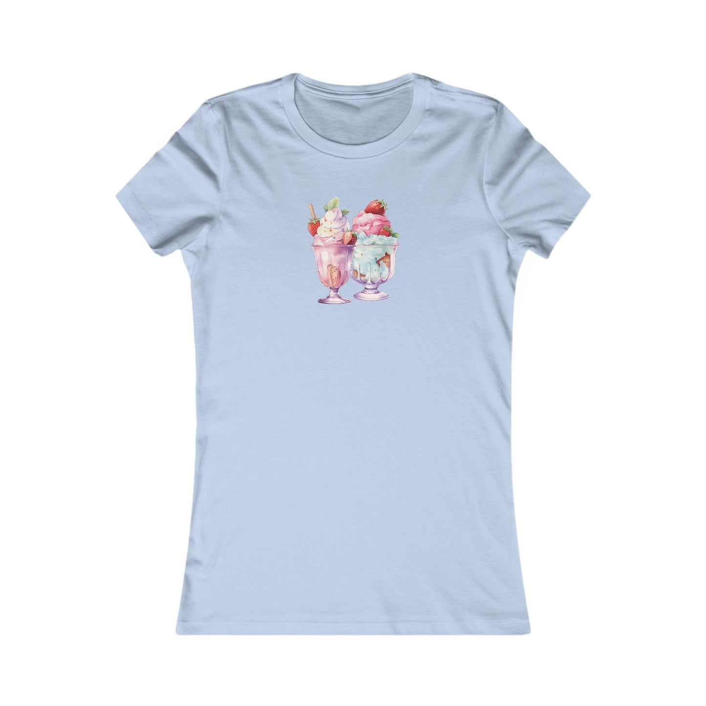 Ice Cream Sundae Fitted Tee