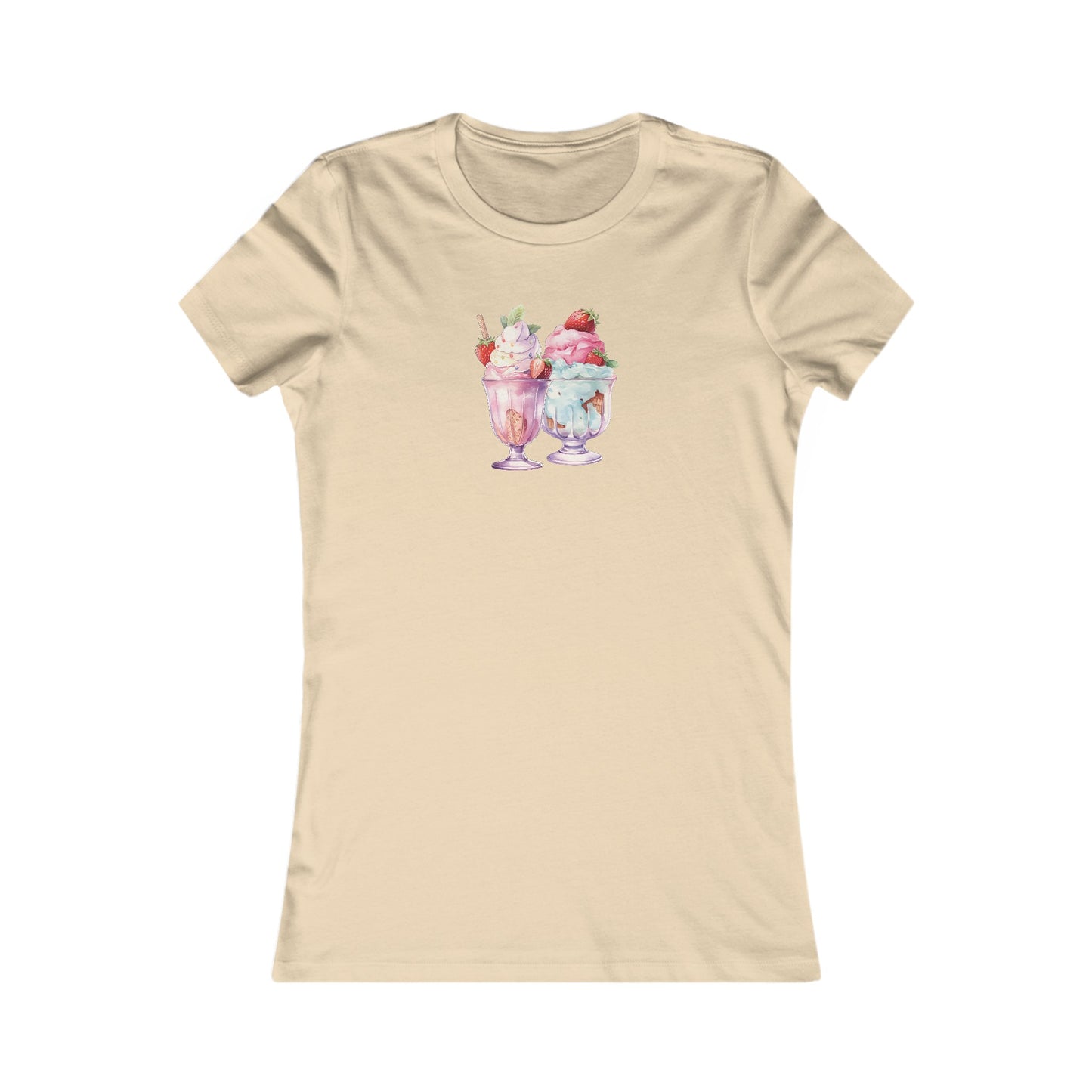 Ice Cream Sundae Fitted Tee