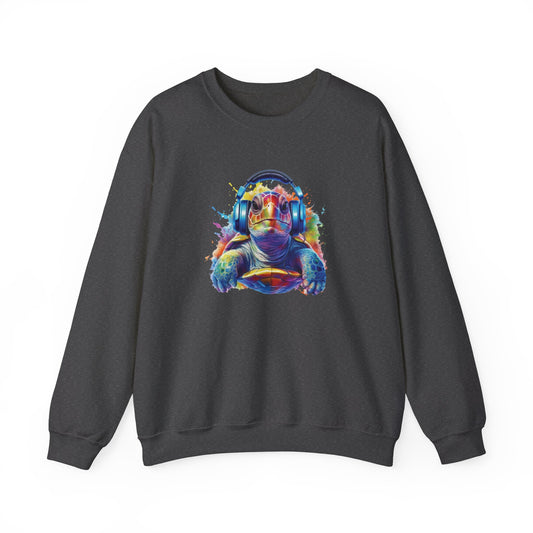 Turtle with Headphones Sweatshirt