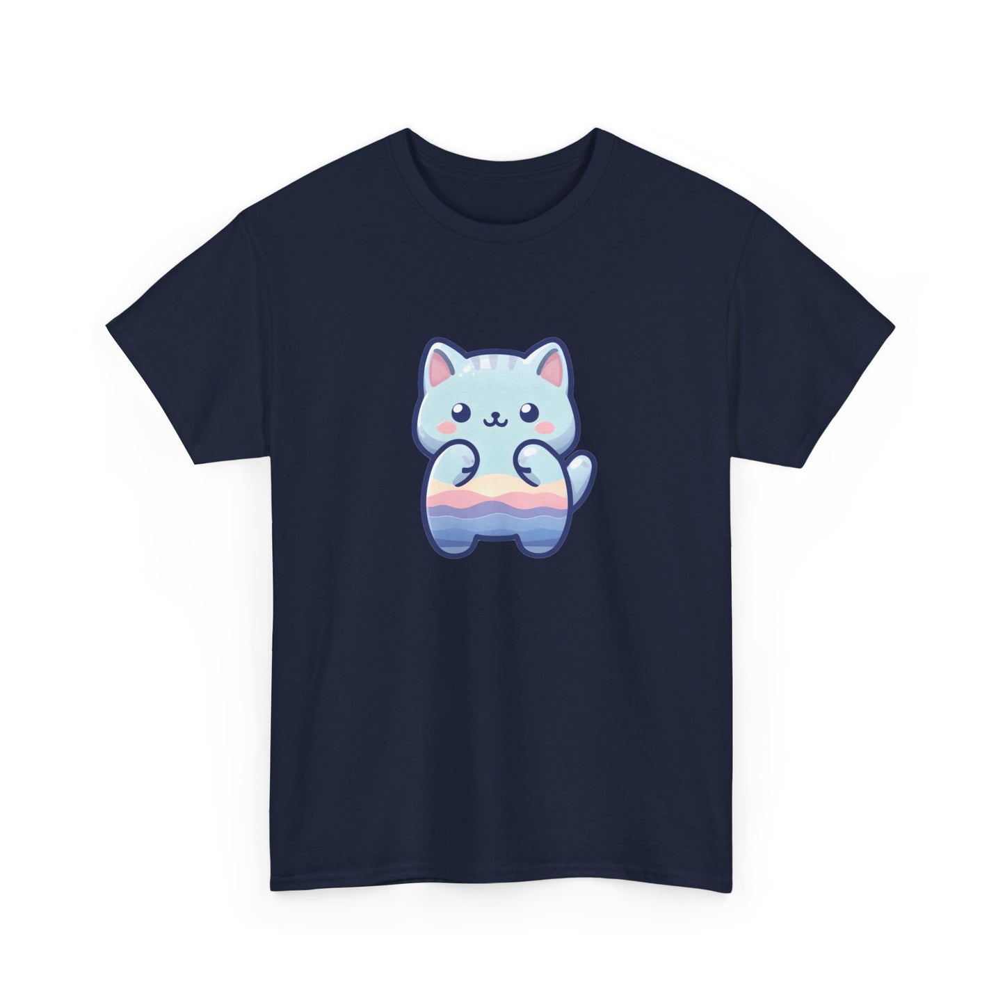 Blue Cat Short Sleeve Tee