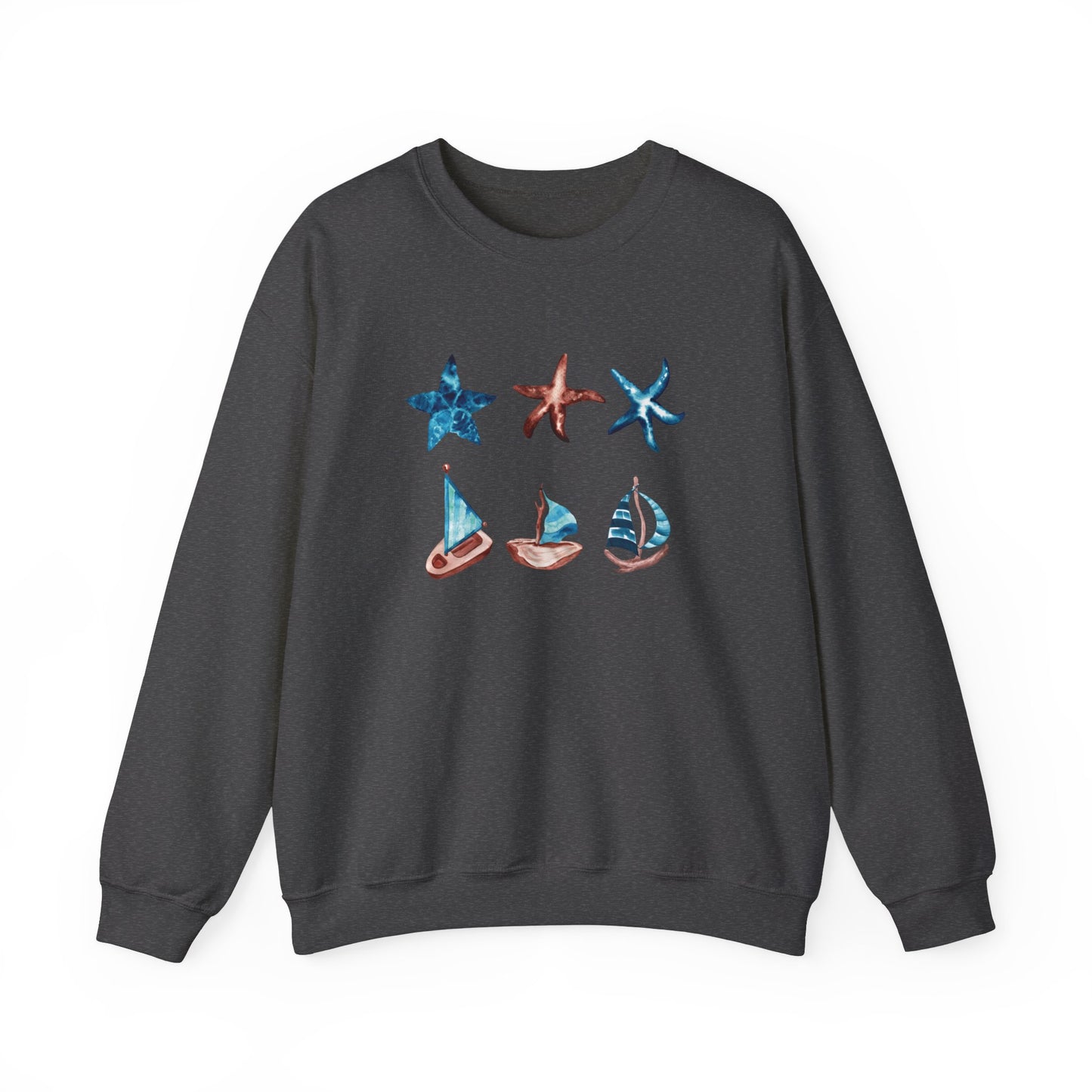 Water Starfish and Sailboat Sweatshirt