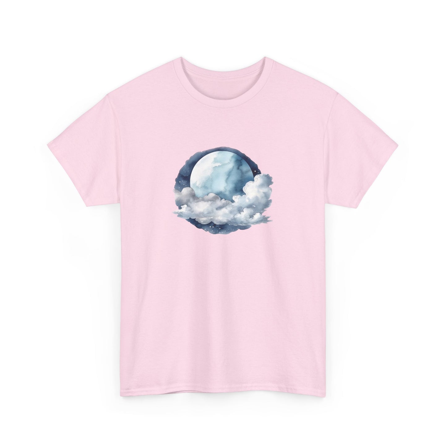 Moon and Clouds Short Sleeve Tee