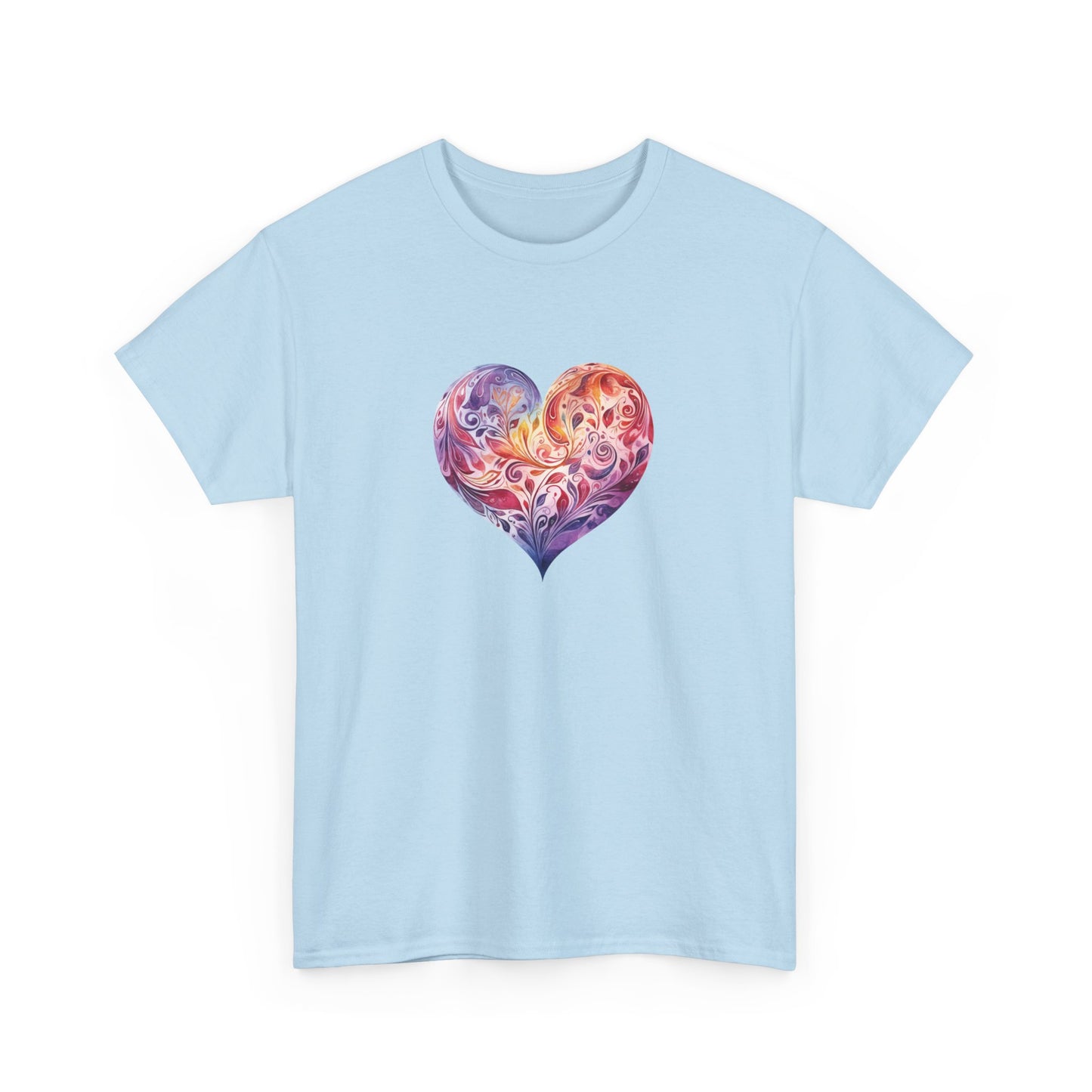 Watercolor Heart Short Sleeve Tee 003