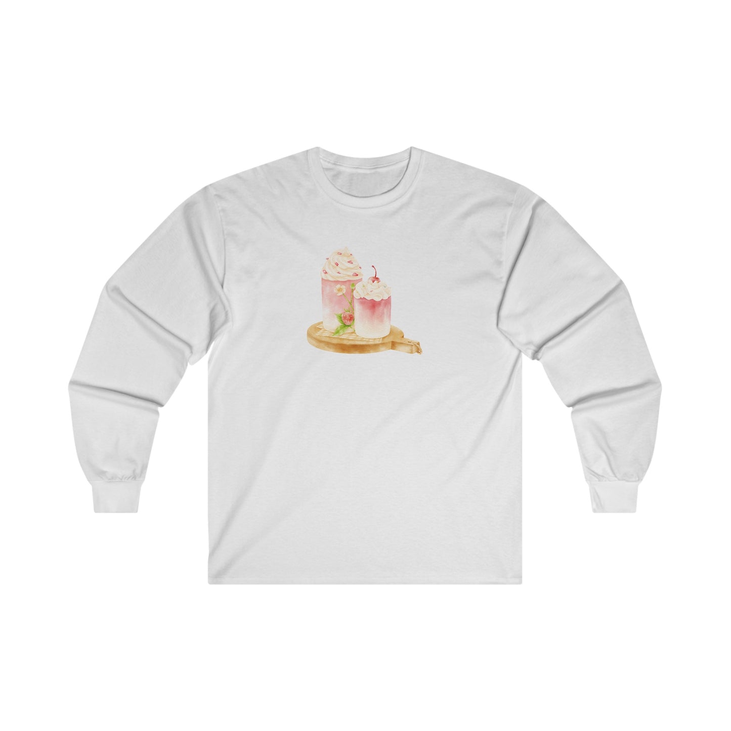 Strawberry Drinks Long Sleeve Tee