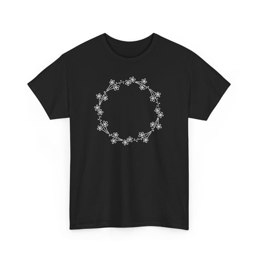 Small Flowers Circle Short Sleeve Tee