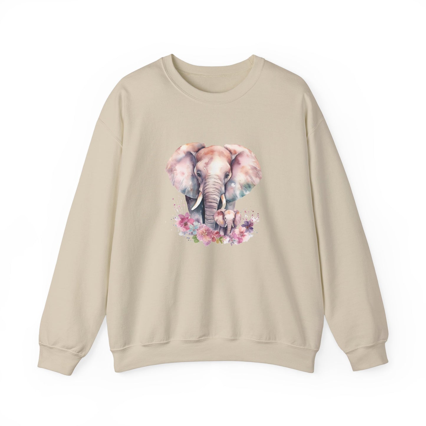 Watercolor Elephants Sweatshirt