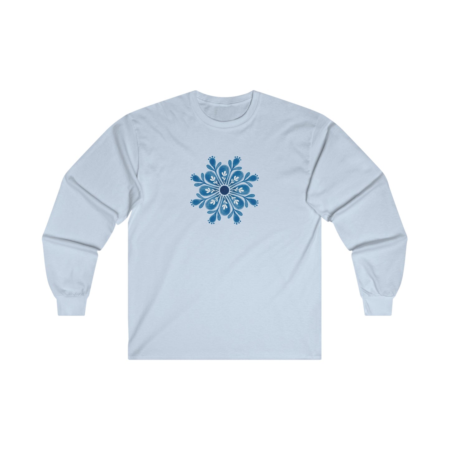 Snowflake Mandala Long Sleeve Tee
