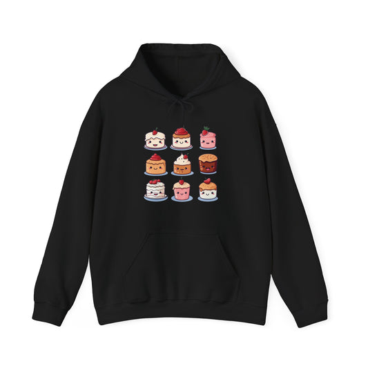 Cute Cake Set Hooded Sweatshirt