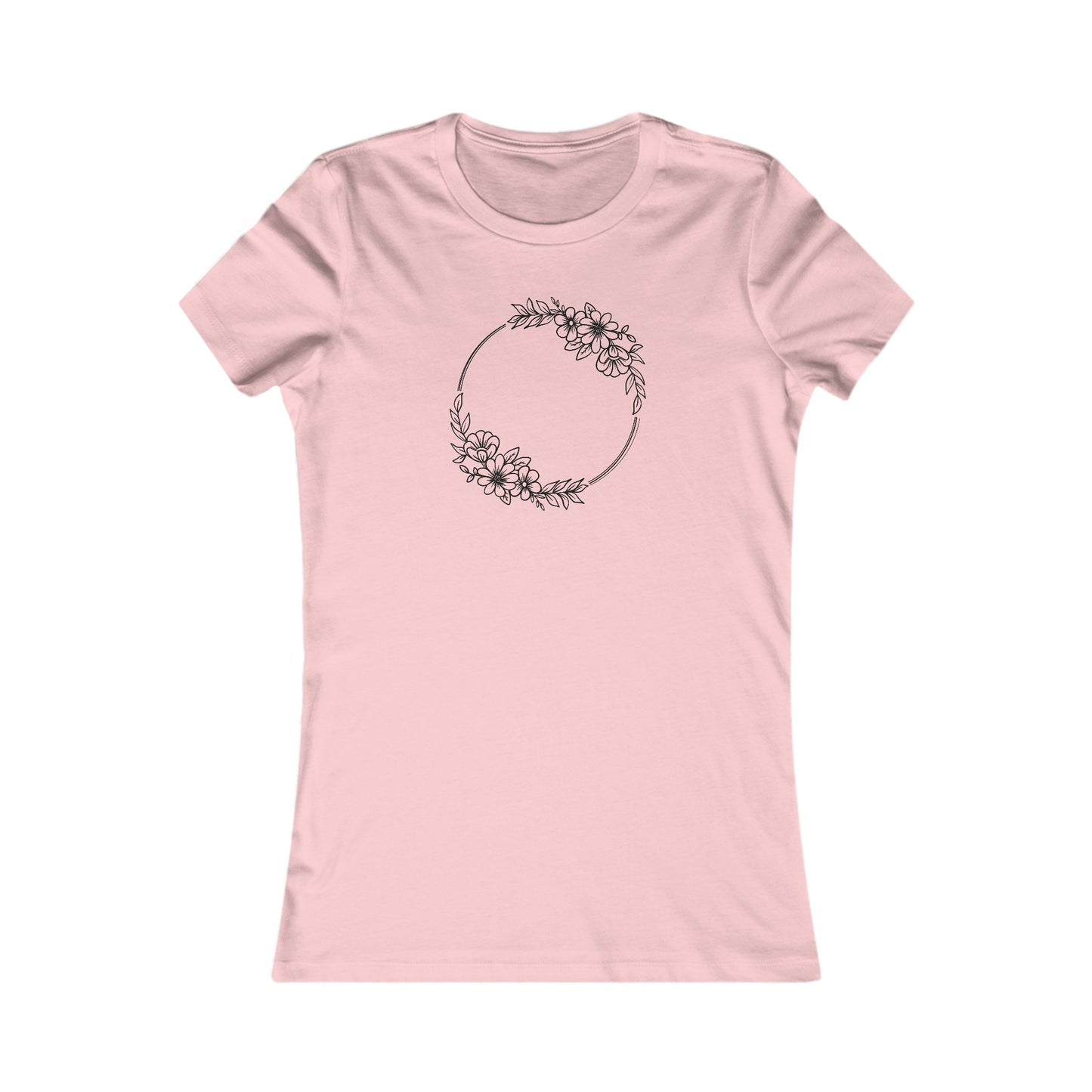 Double Wildflowers Circle Fitted Tee