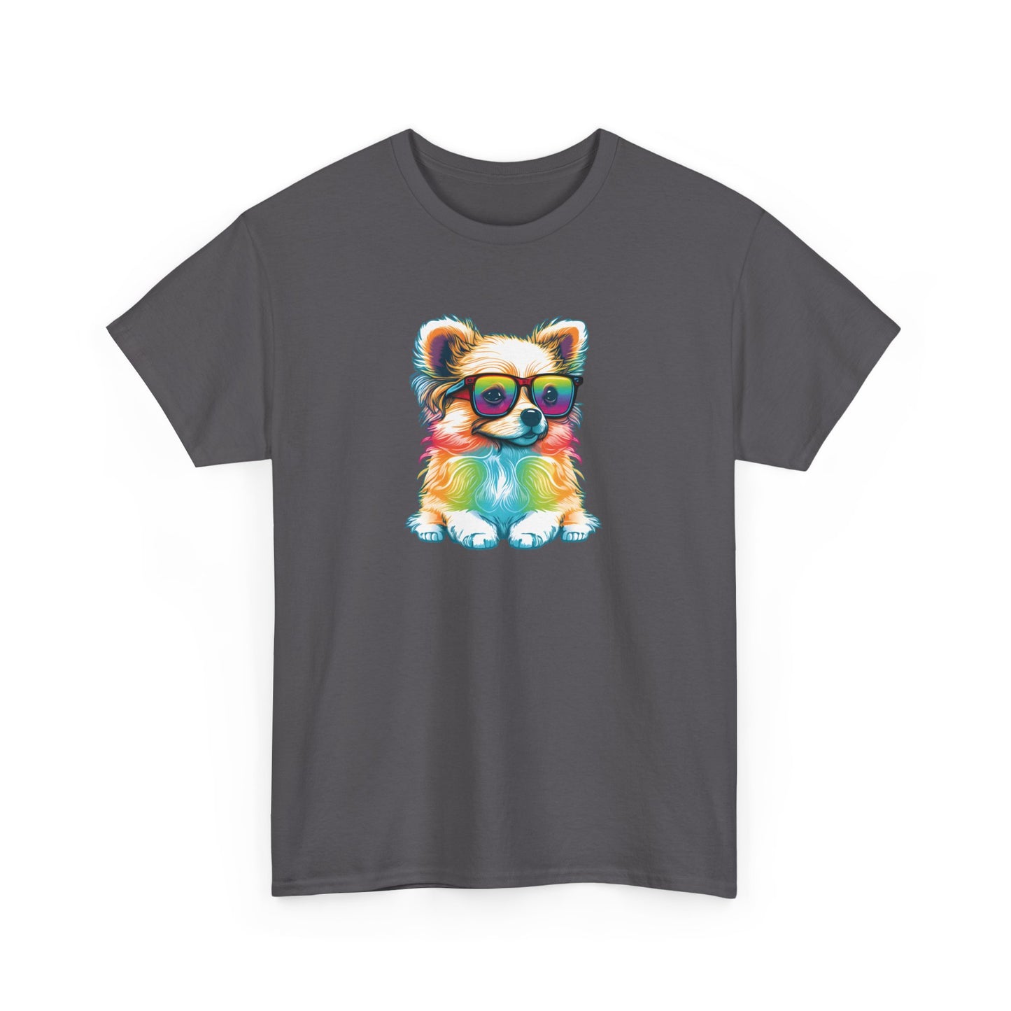 Dog with Sunglasses Short Sleeve Tee 004