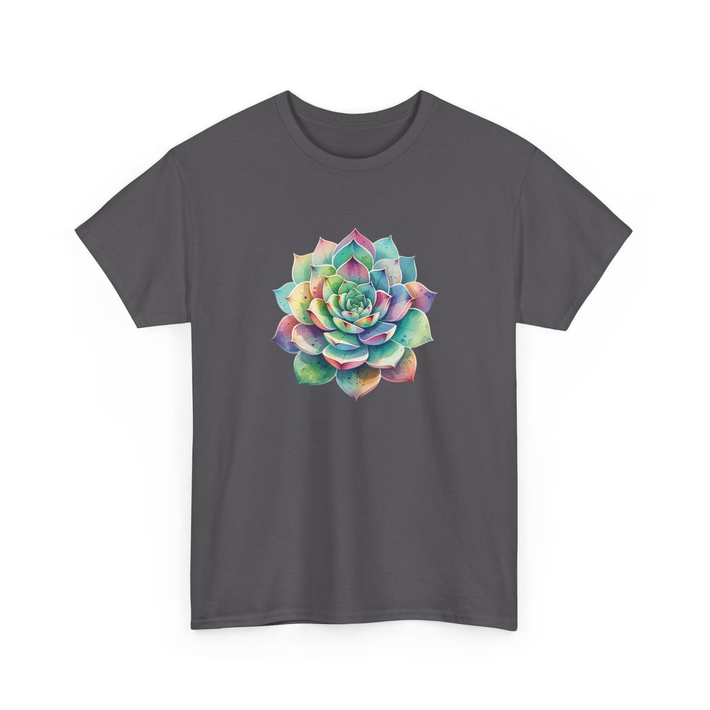 Colorful Succulent Short Sleeve Tee