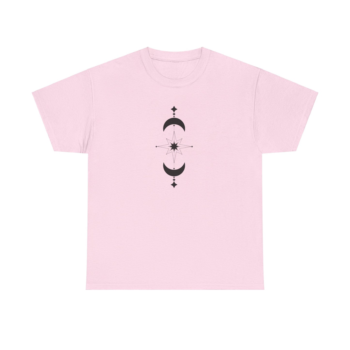 Linear Star and Moons Short Sleeve Tee