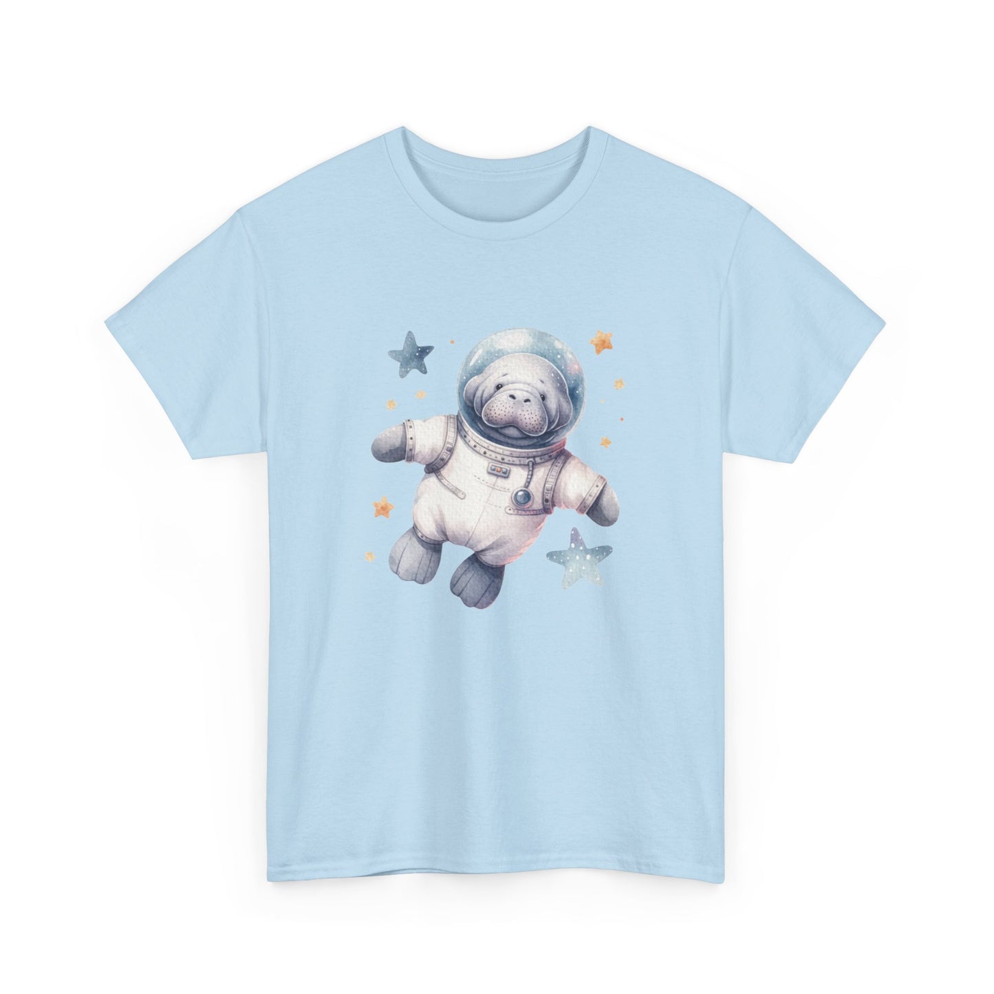 Manatee Astronaut Short Sleeve Tee