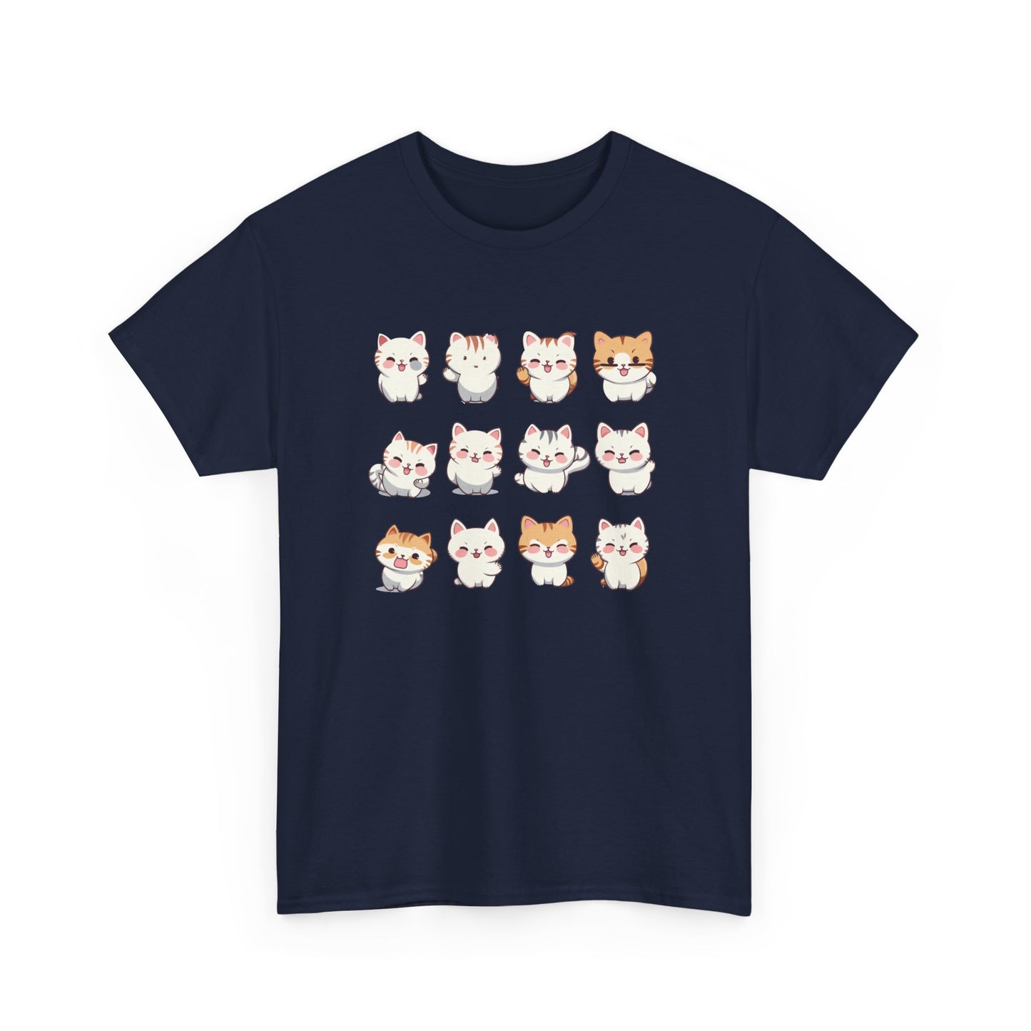 Cute Cat Set Short Sleeve Tee