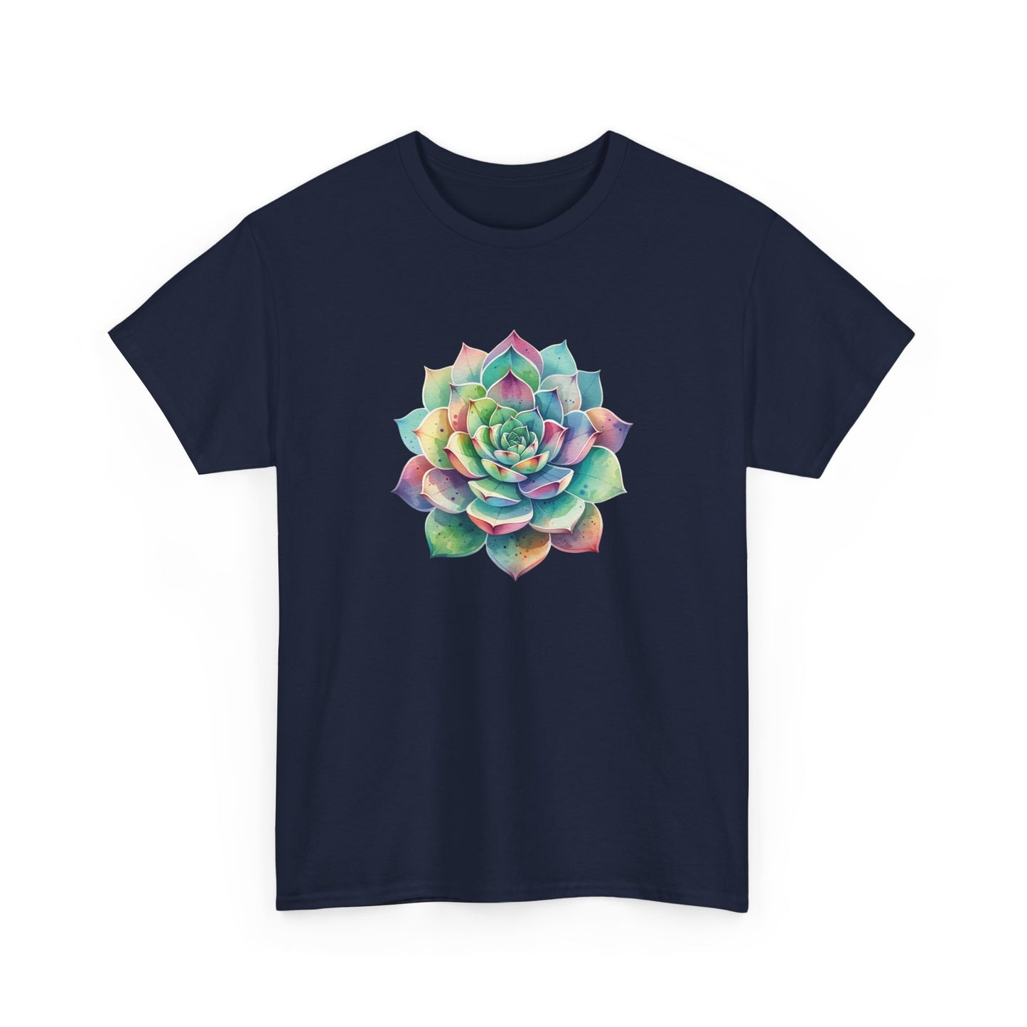 Colorful Succulent Short Sleeve Tee