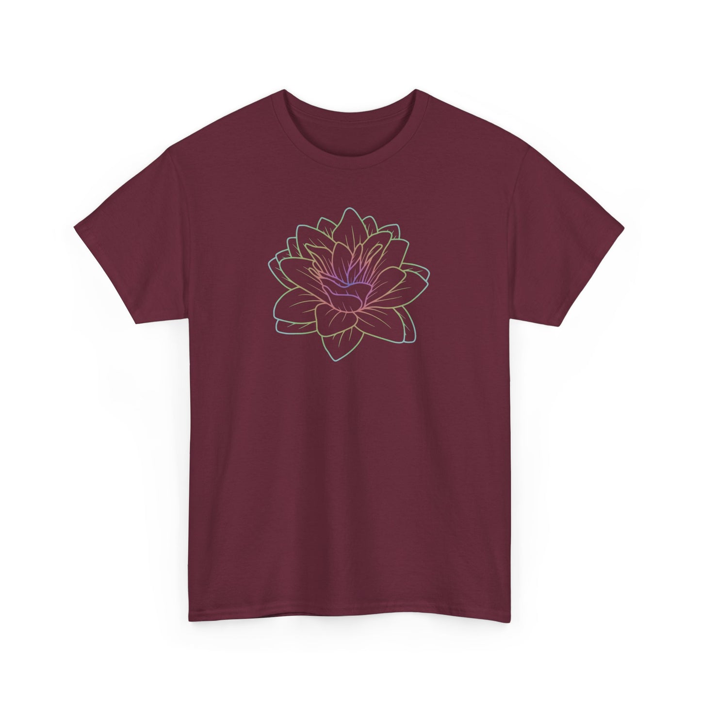 Colorful Lotus Short Sleeve Tee