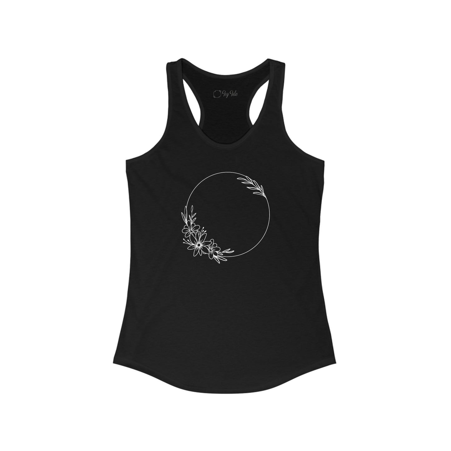 Flower Circle Racerback Tank