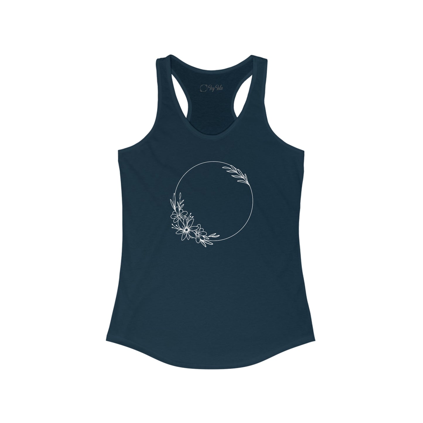 Flower Circle Racerback Tank