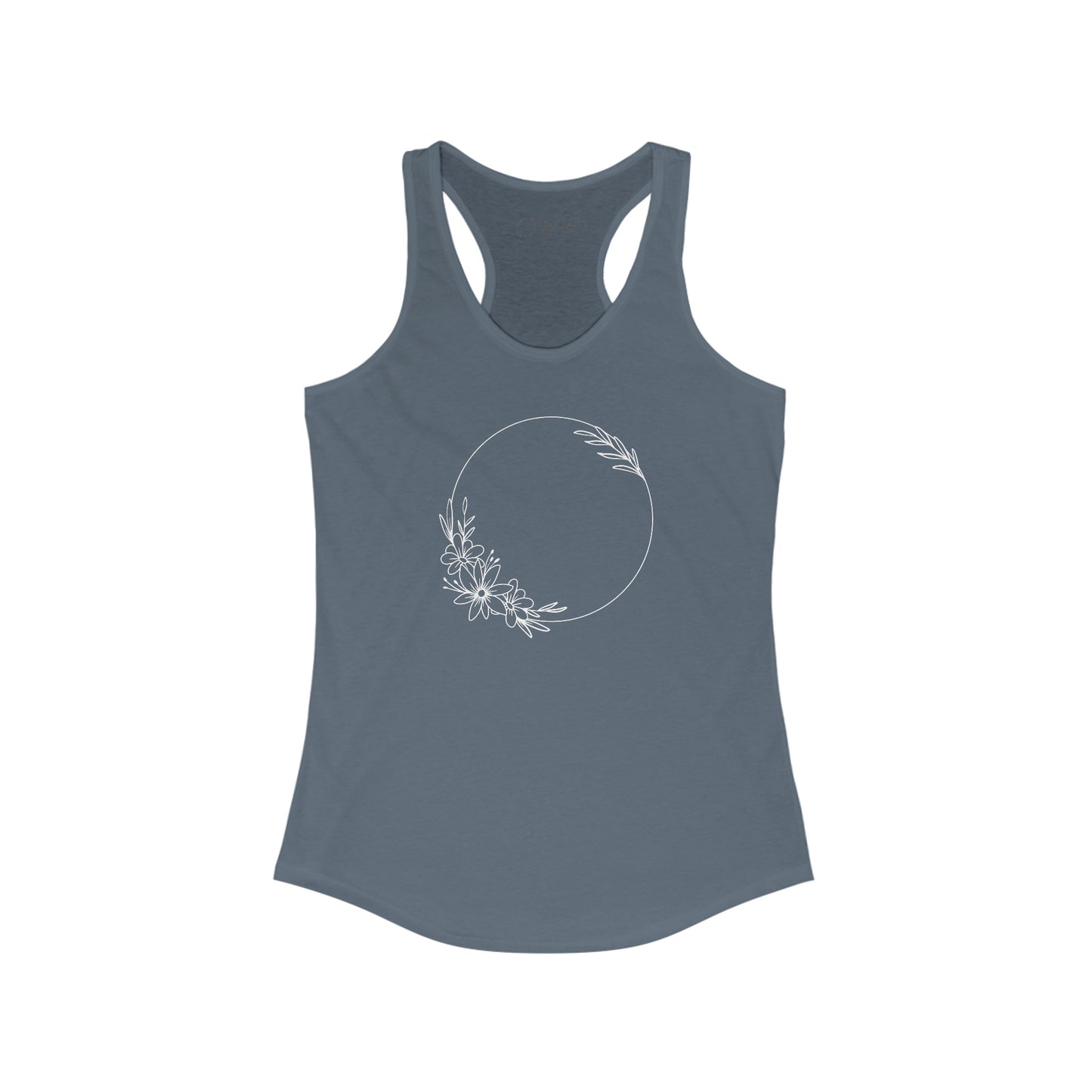 Flower Circle Racerback Tank