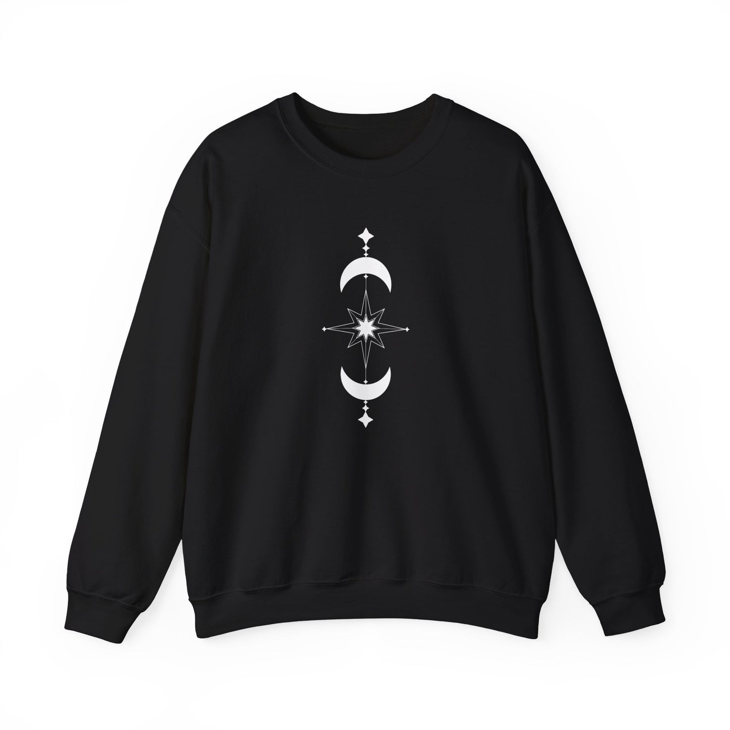 Linear Star and Moons Sweatshirt