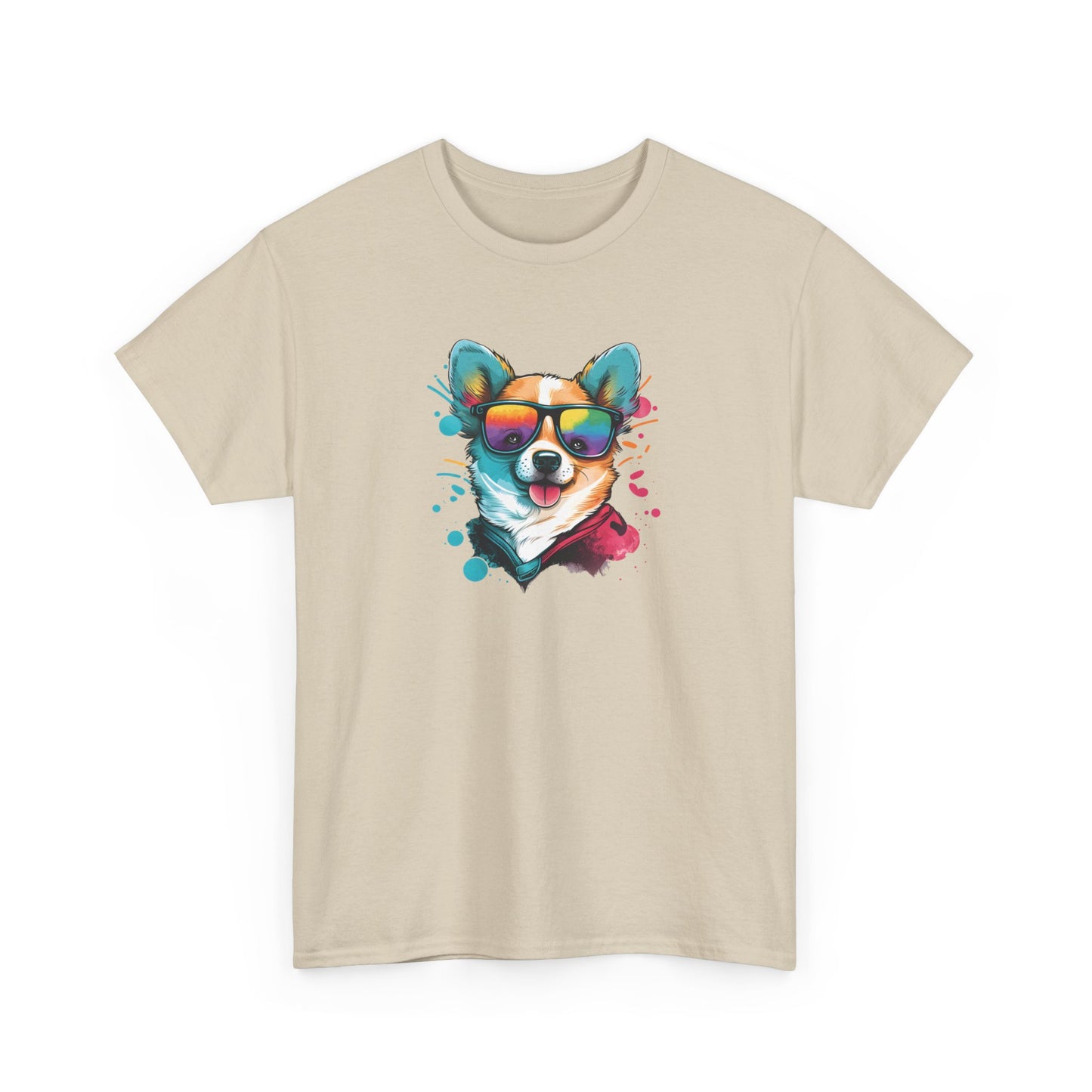 Dog with Sunglasses Short Sleeve Tee 005