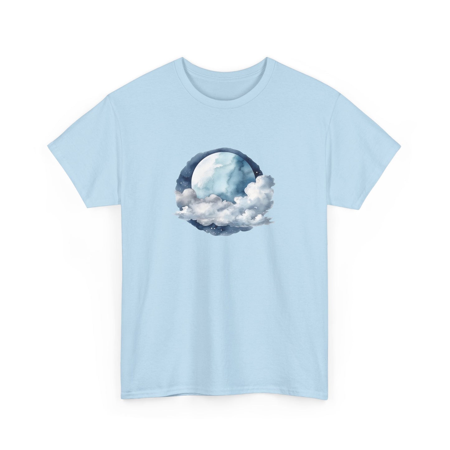 Moon and Clouds Short Sleeve Tee