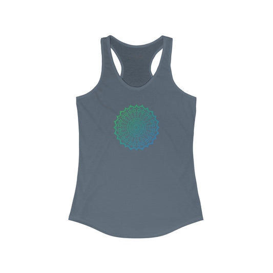 Colorful Mandala Racerback Tank (022)