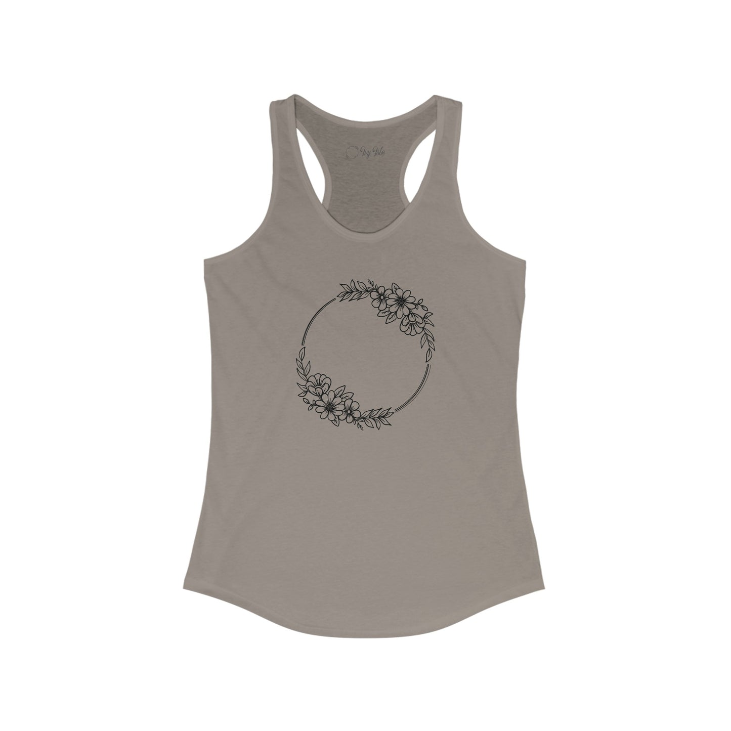 Double Wildflowers Circle Racerback Tank