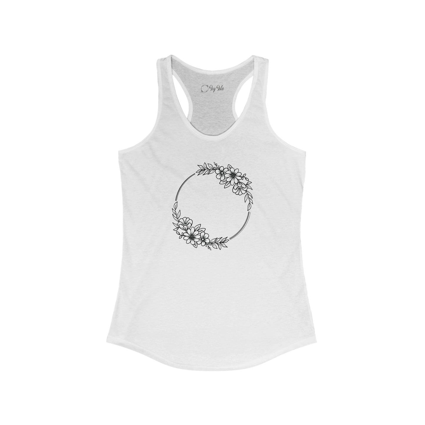 Double Wildflowers Circle Racerback Tank