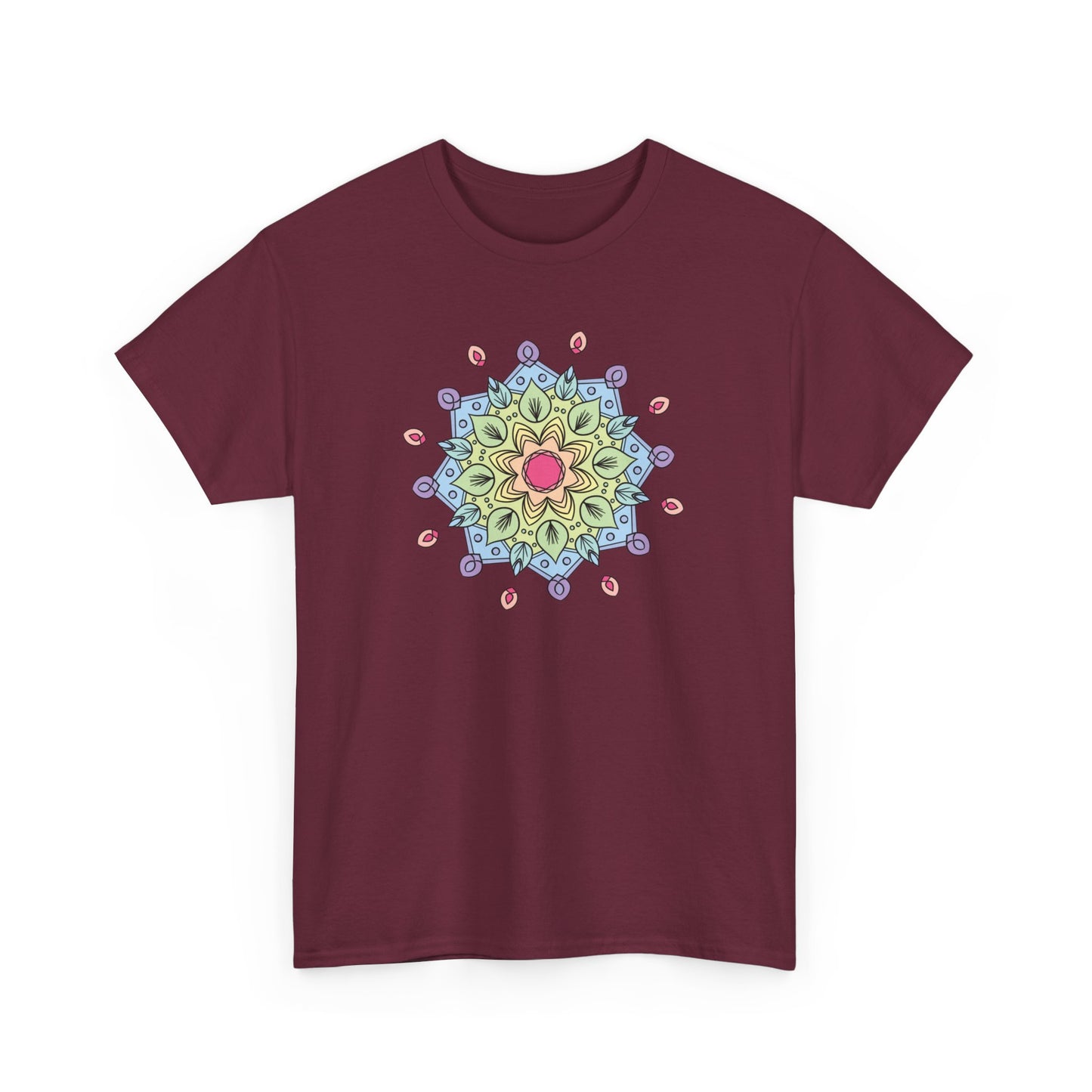 Colorful Mandala Short Sleeve Tee (009)
