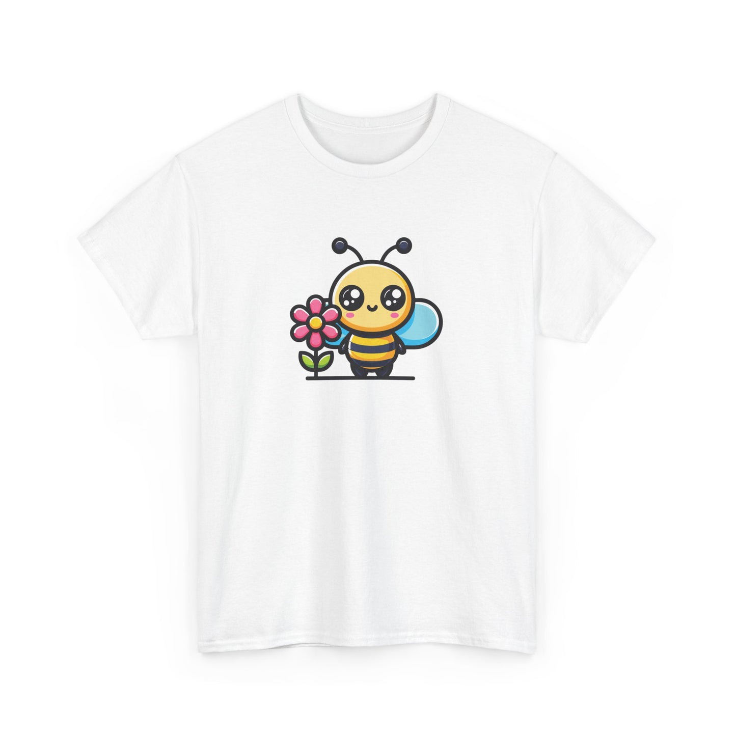 Cute Bee Short Sleeve Tee