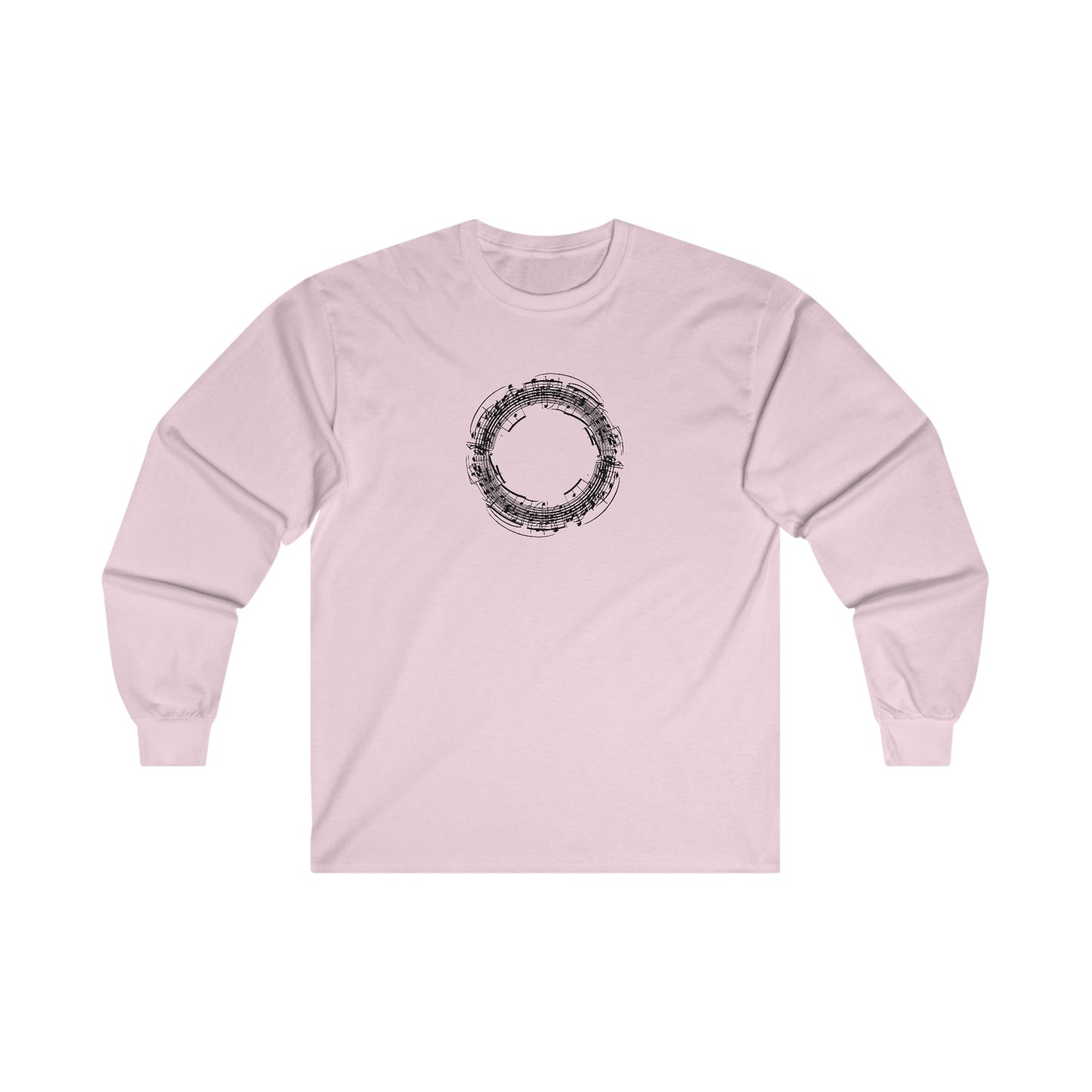 Music Note Cirlce Long Sleeve Tee