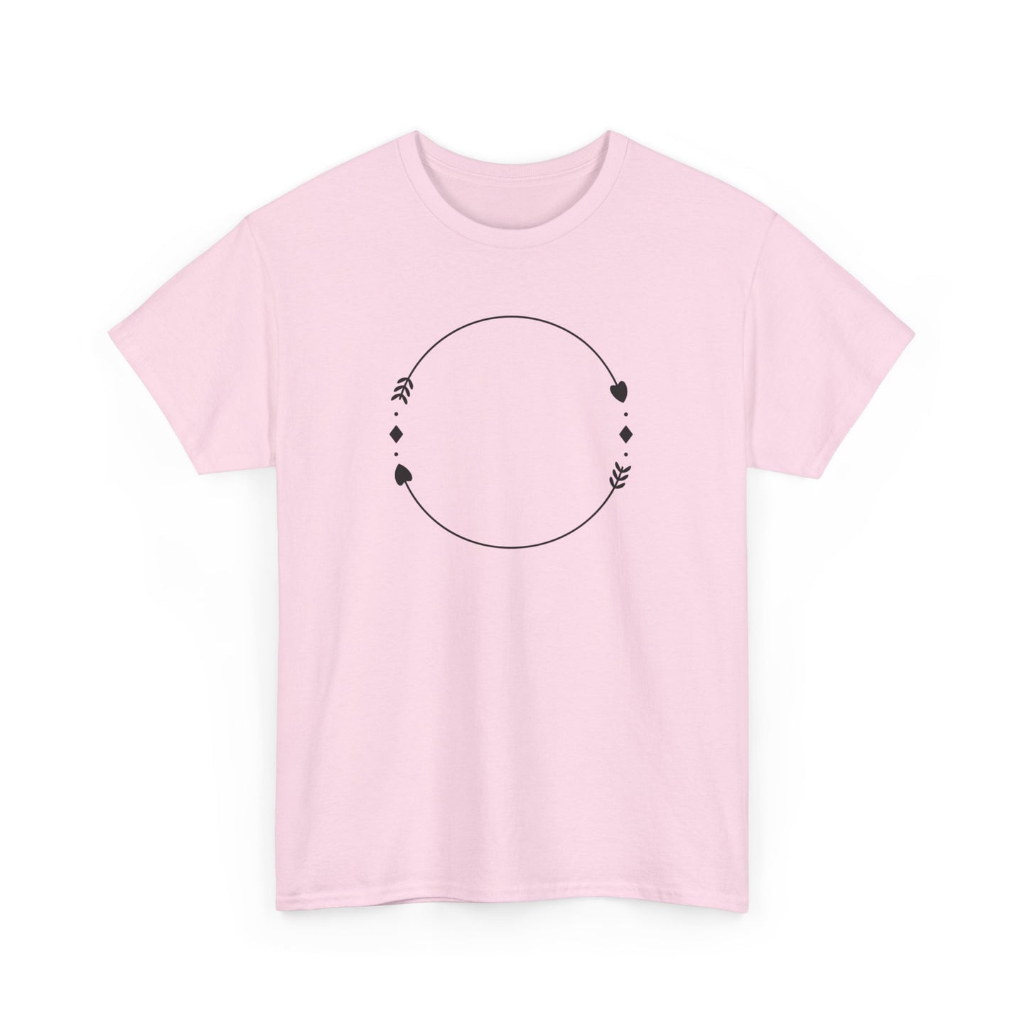 Heart and Arrow Circle Short Sleeve Tee