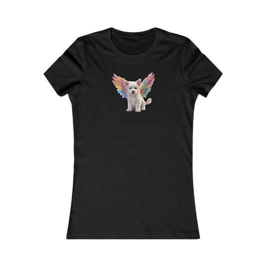 Angel Puppy Fitted Tee 004